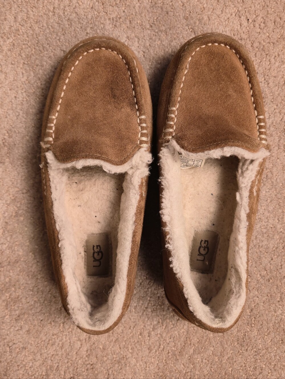 UGG Womens Ansley Slippers  Chestnut  1106878 Authentic Size 8